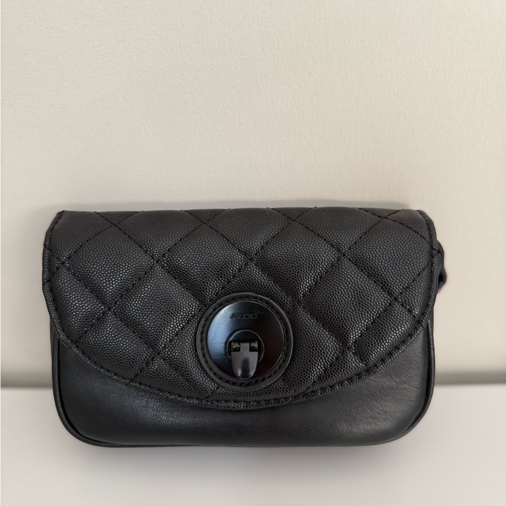 Aldo Black Belt Bag